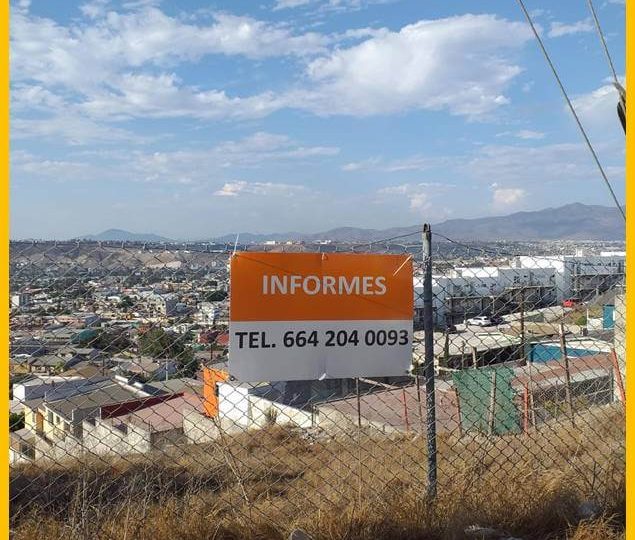 Terreno residencial en venta fracc. Sonora Tijuana